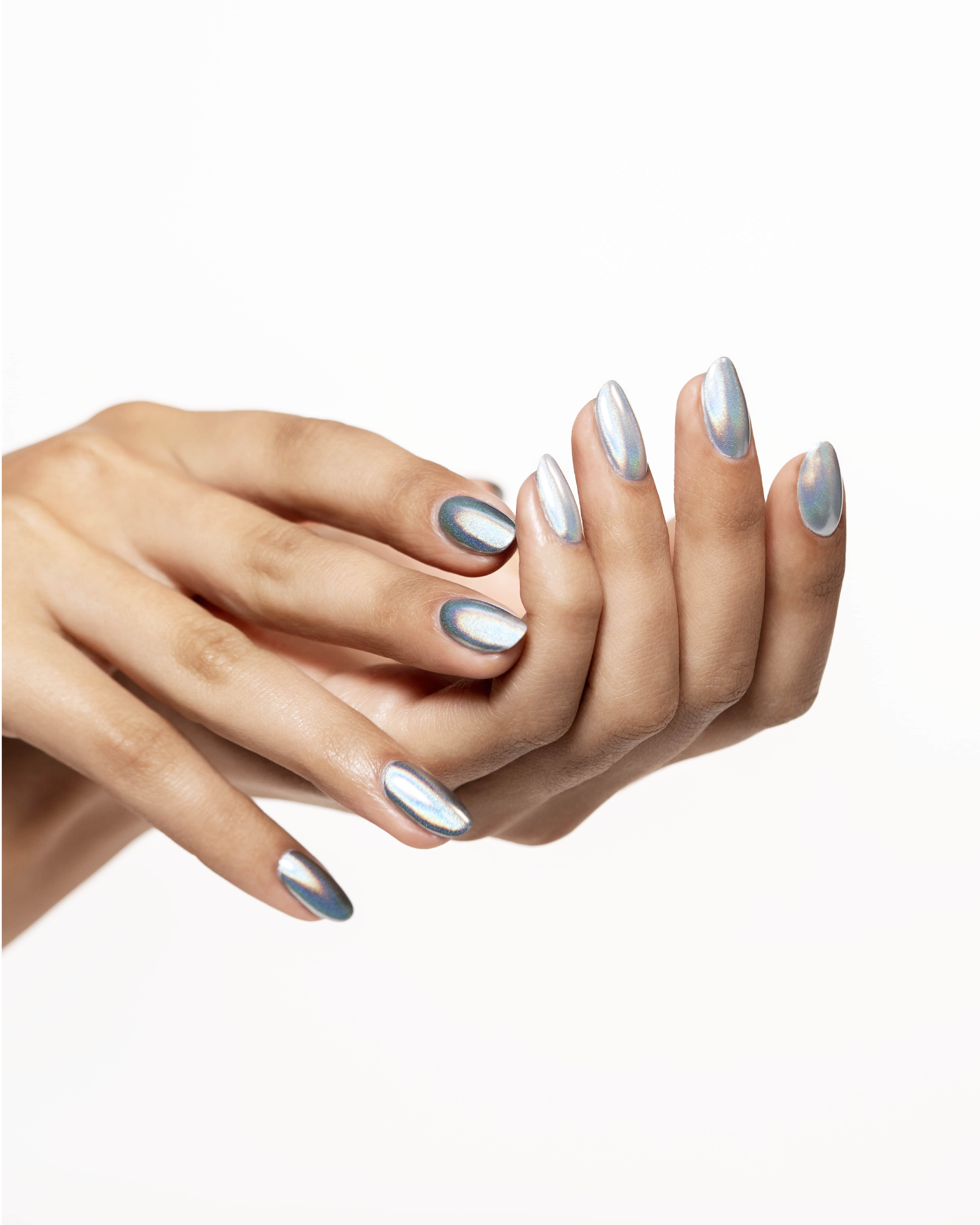 Chrome Effect Gellack Silber - Society Beauty Köln