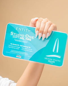 Entity Soft-Gel-Tips  -  Medium Stiletto Set  -  für zu Hause